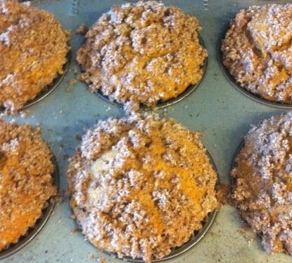 Pumpkin Streussel Muffins